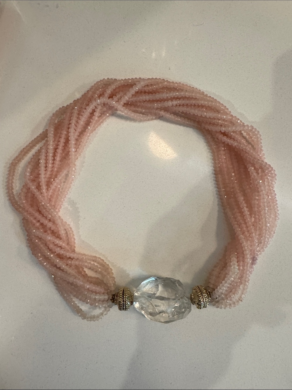 Clara Williams collection rose quartz and crystal